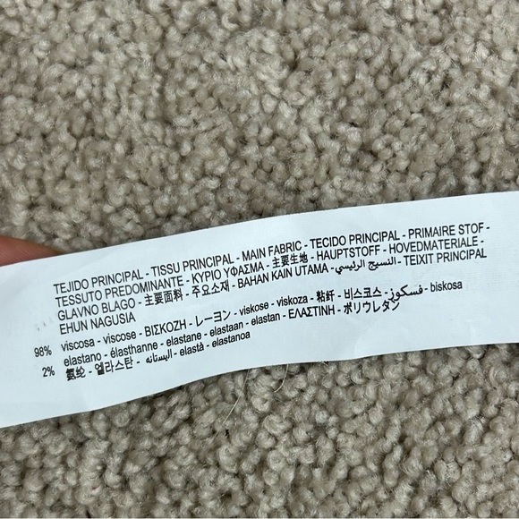 Zara cream watermelon print halter crop top open back lace up M summer festival - Picture 11 of 14